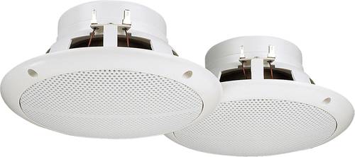 Monacor SPE-265/WS Einbaulautsprecher 60 W 8 Ω Weiß 1 Paar