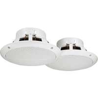 Monacor SPE-265/WS Einbaulautsprecher 60 W 8 Ω Weiß 1 Paar Monacor SPE-265/WS Einbaulautsprecher 60 W 8 Ω Weiß 1 Paar