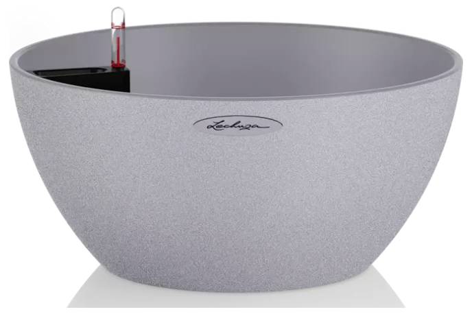 Lechuza Cubeto Stone 13830 Pflanzgefäß Stein-Grau