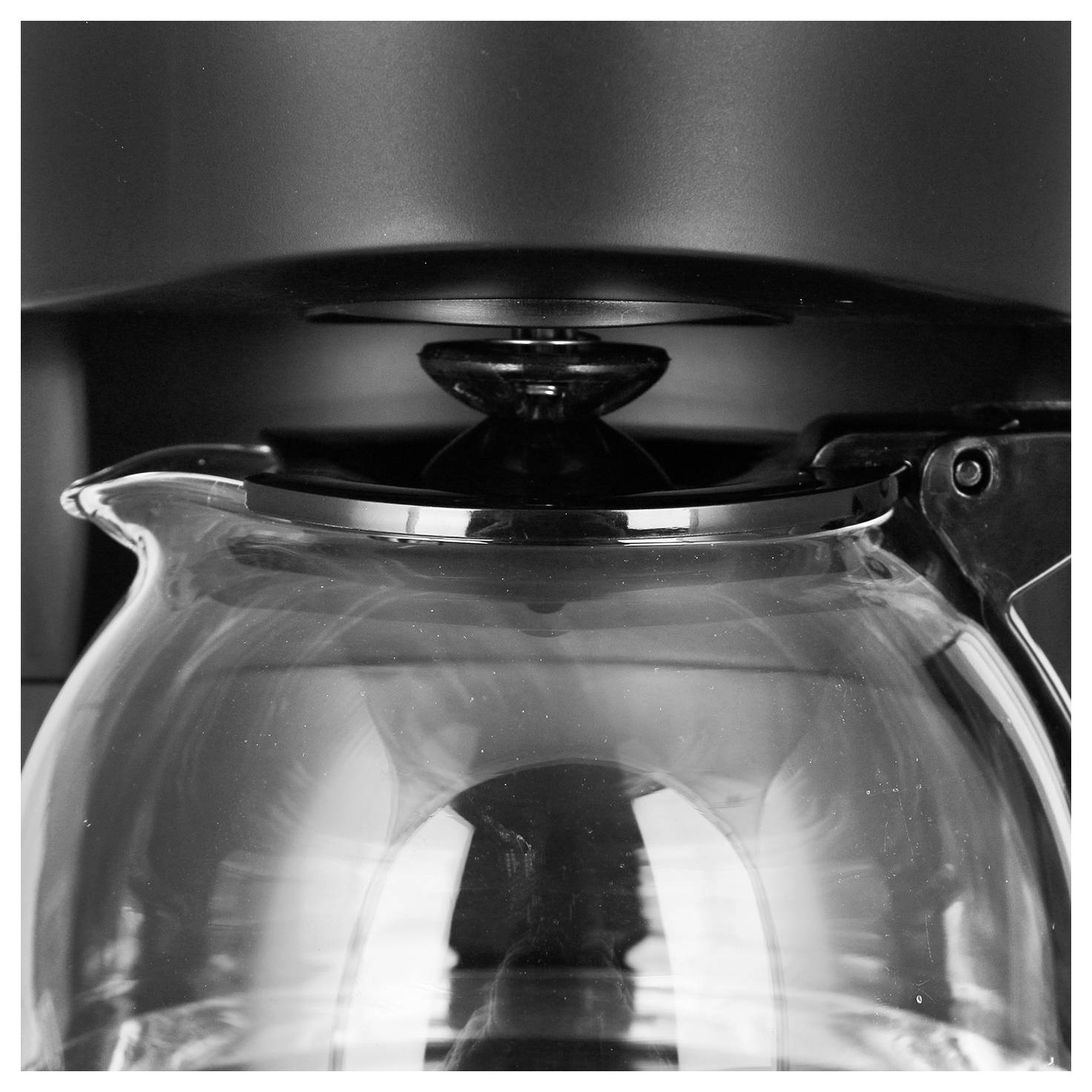 EMERIO CME-116801 Kaffeemaschine Schwarz (matt) Glaskanne, Warmhaltefunktion