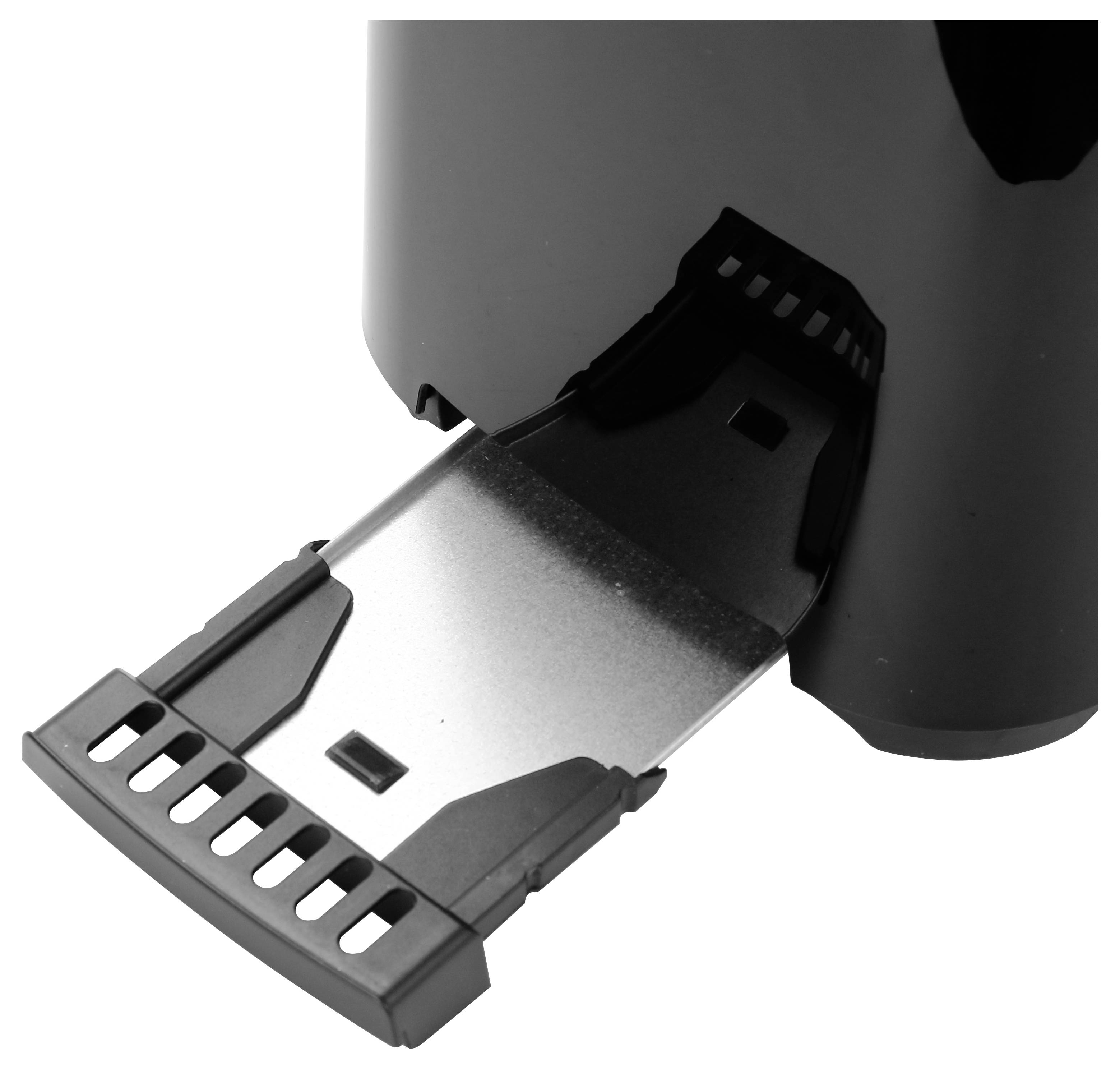 EMERIO TO-128676.3 Toaster BPA-frei, mit Brötchenaufsatz Schwarz