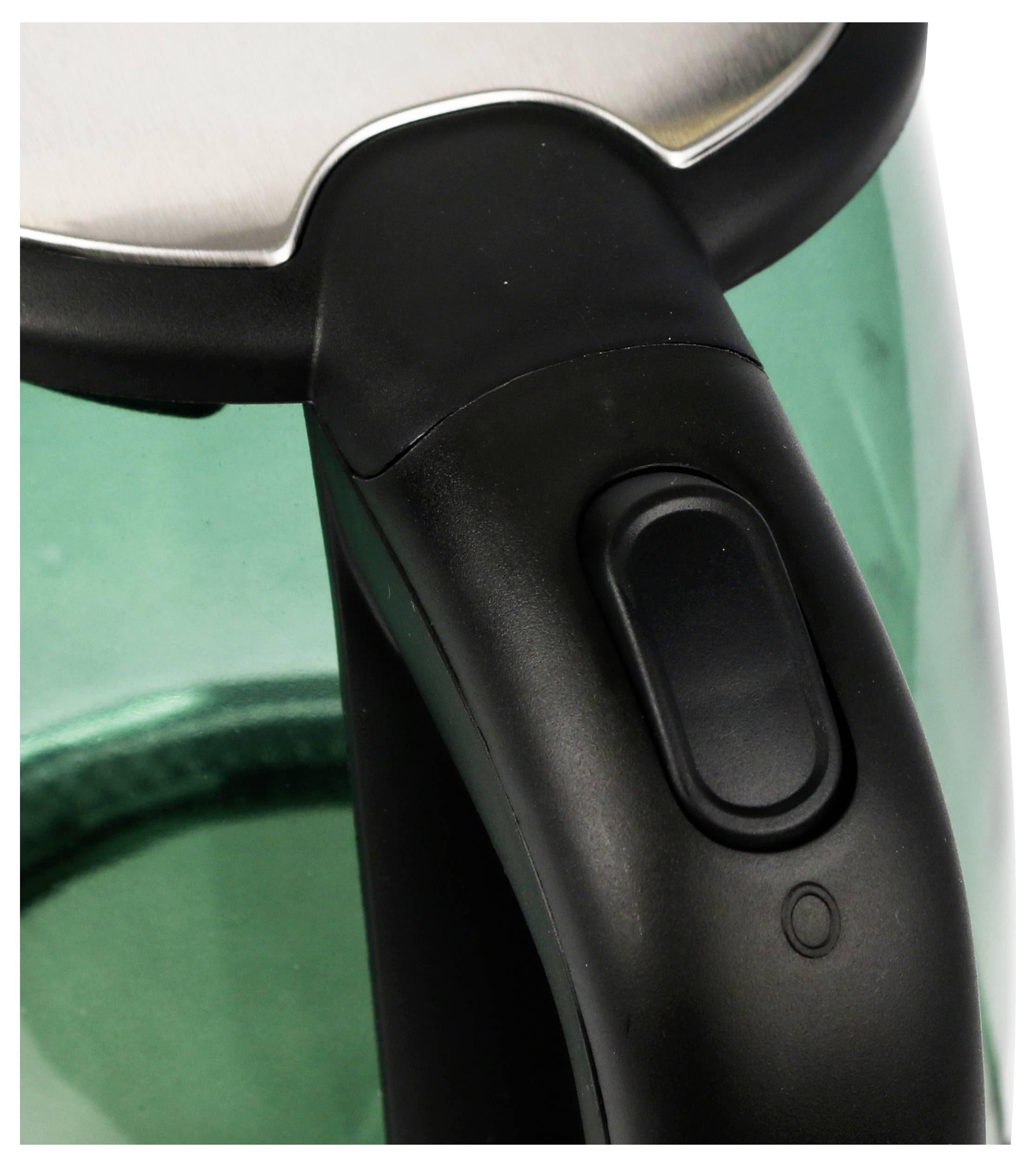 EMERIO WK-119988.8 Wasserkocher BPA-frei, bruchsicher, Überhitzungsschutz Edelstahl, Schwarz, Glas Fassungsvermögen: 1.7l