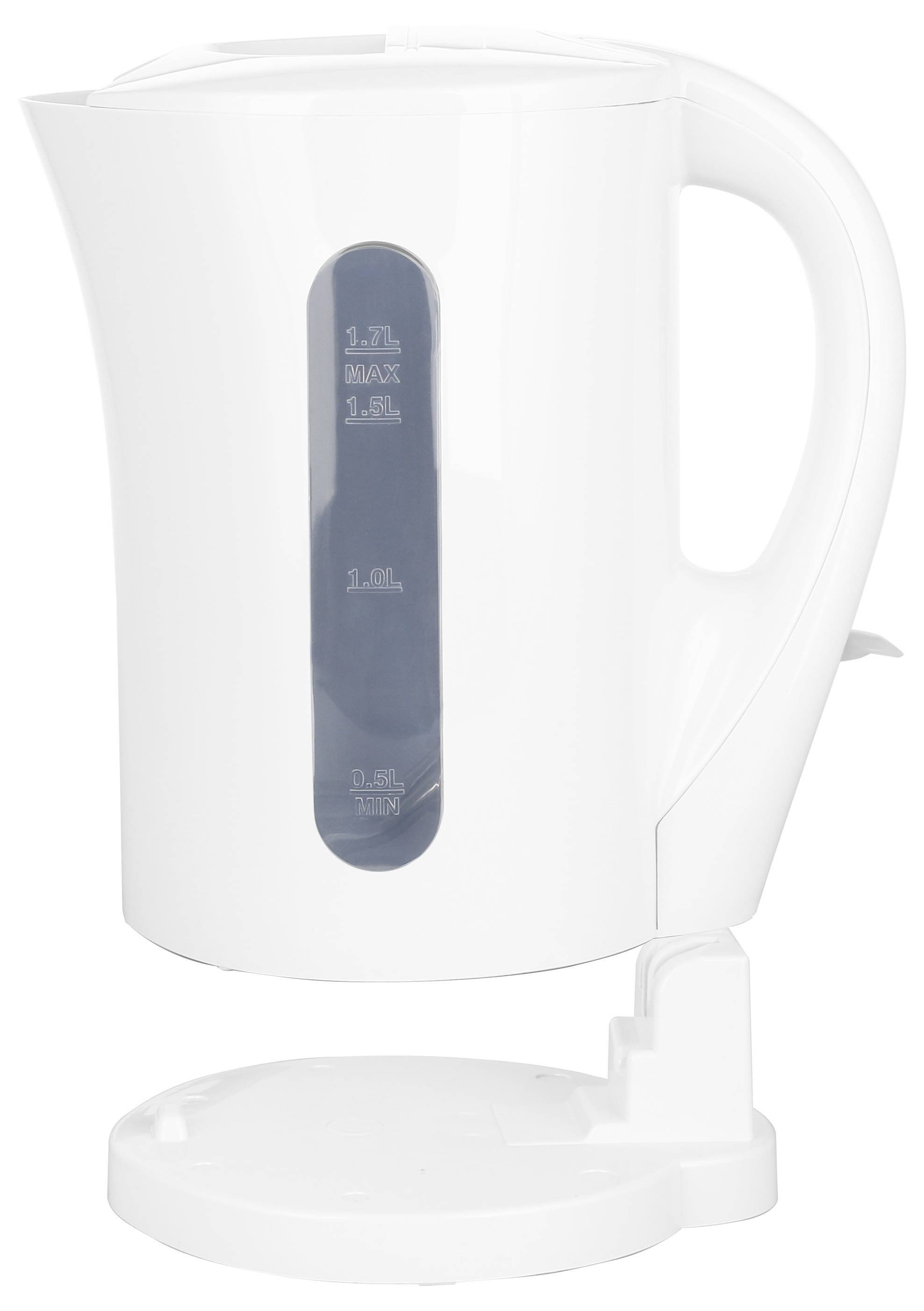 EMERIO WK-123483.1 Wasserkocher BPA-frei, Überhitzungsschutz Weiß Fassungsvermögen: 1.7l