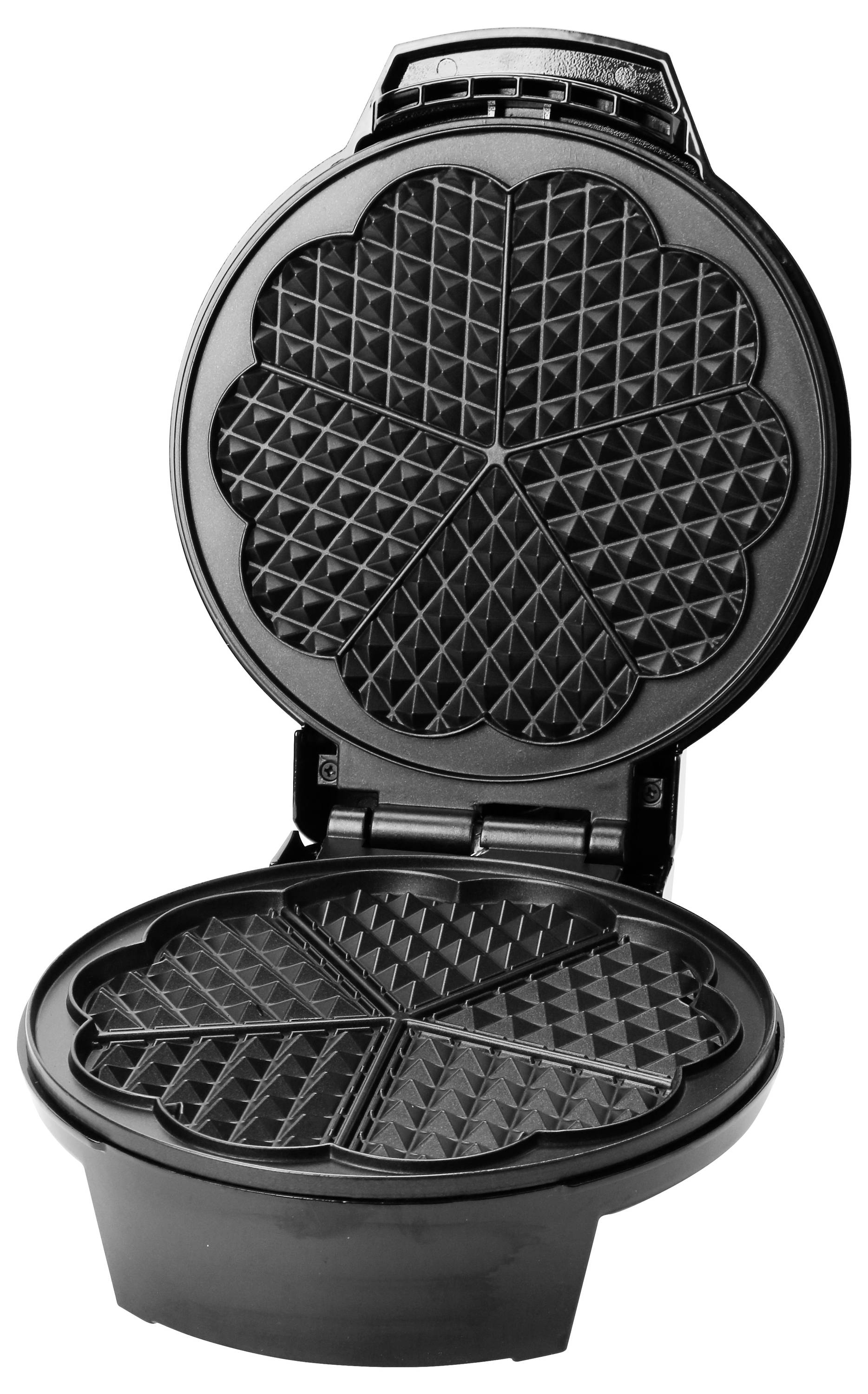 EMERIO WM-131149 Waffeleisen Antihaftbeschichtung, BPA-frei Schwarz