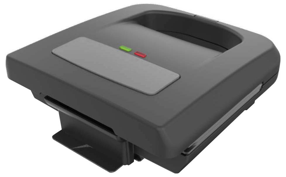 EMERIO ST-130038 Sandwichmaker Antihaftbeschichtung, BPA-frei Schwarz