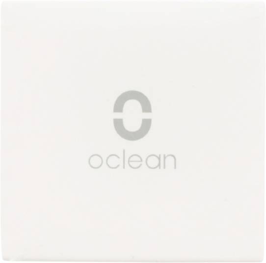 Ein weißer Hintergrund mit dem grauen Logo und Schriftzug 'oclean' in der Mitte.