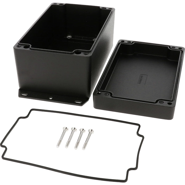 Hammond Electronics 1550Z117FBK Universal-Gehäuse 160 x 100 x 81 Aluminium Druckguss Schwarz 1 St. Hammond Electronics 1550Z117FBK Universal-Gehäuse 160 x 100 x 81 Aluminium Druckguss Schwarz 1 St.