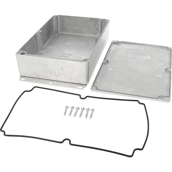 Hammond Electronics 1550Z124F Universal-Gehäuse 223 x 147 x 55 Aluminium Druckguss Aluminium 1St. Hammond Electronics 1550Z124F Universal-Gehäuse 223 x 147 x 55 Aluminium Druckguss Aluminium 1St.