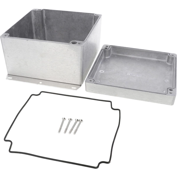 Hammond Electronics 1550Z139F Universal-Gehäuse 160 x 160 x 102 Aluminium Druckguss Aluminium 1St. Hammond Electronics 1550Z139F Universal-Gehäuse 160 x 160 x 102 Aluminium Druckguss Aluminium 1St.