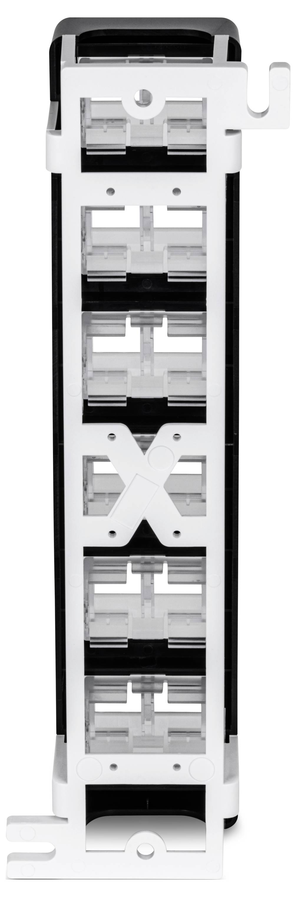TrendNet TC-KP12V Netzwerk-Patchpanel Schwarz