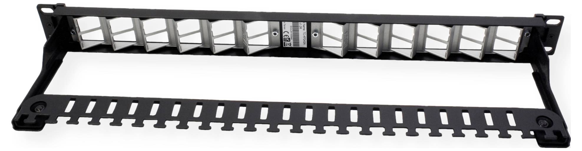 TrendNet TC-KP24SA Netzwerk-Patchpanel 483mm (19") 1 HE Schwarz