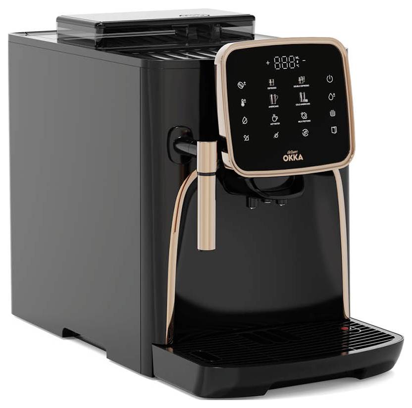 arzum OK0030-0400 Kaffeemaschine Bronze mit Milchaufschäumdüse