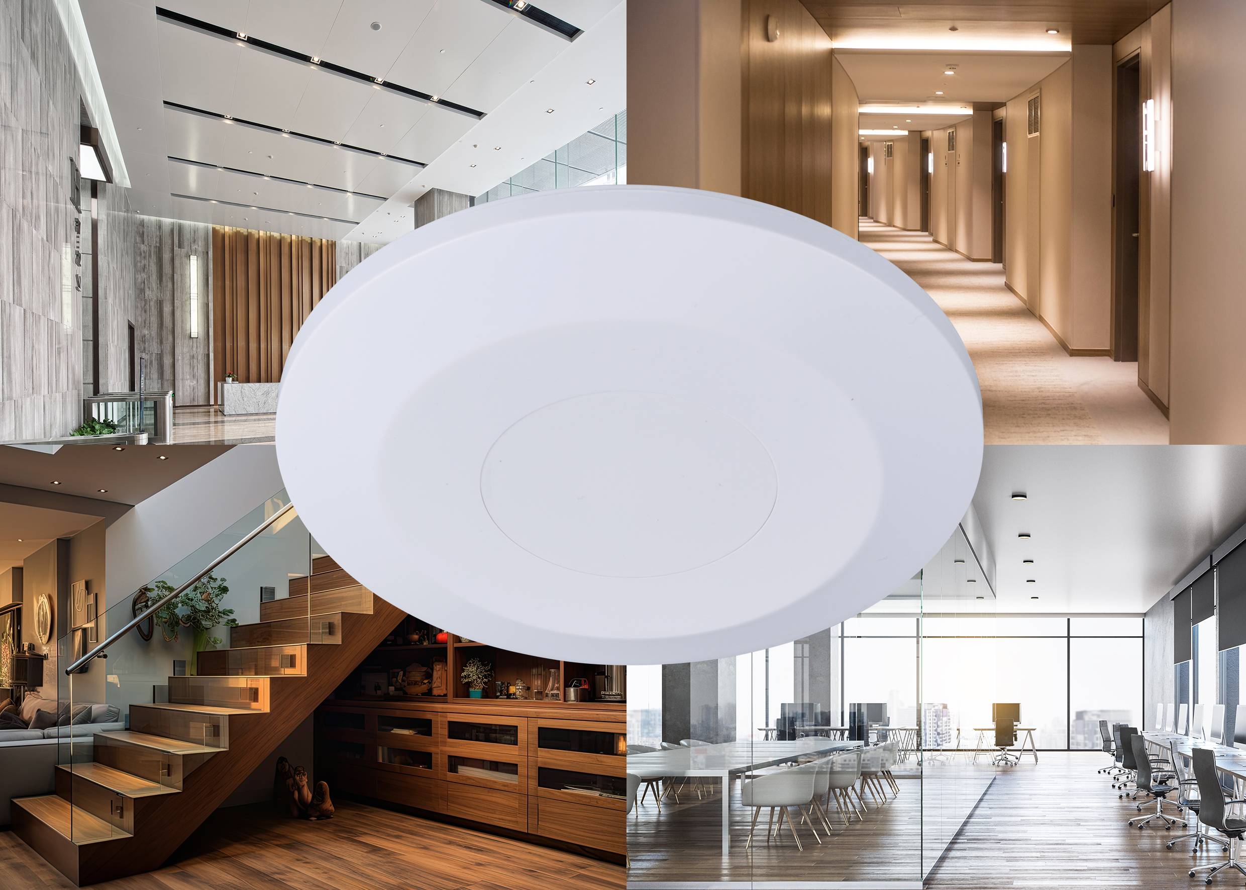 Sygonix SY-6683270 Decke, Aufputz Präsenzmelder 360° Relais Weiß