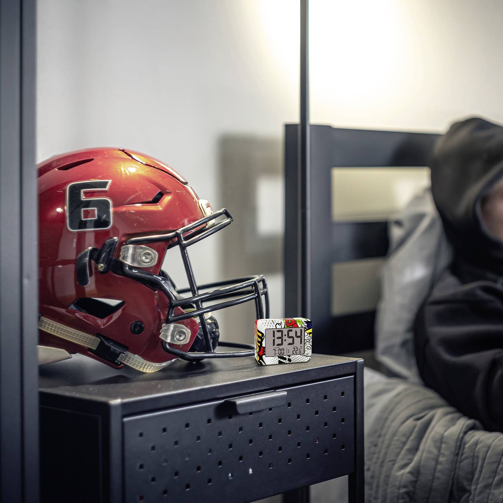 TFA Dostmann 60.2044.40 Quarz Wecker Bunt