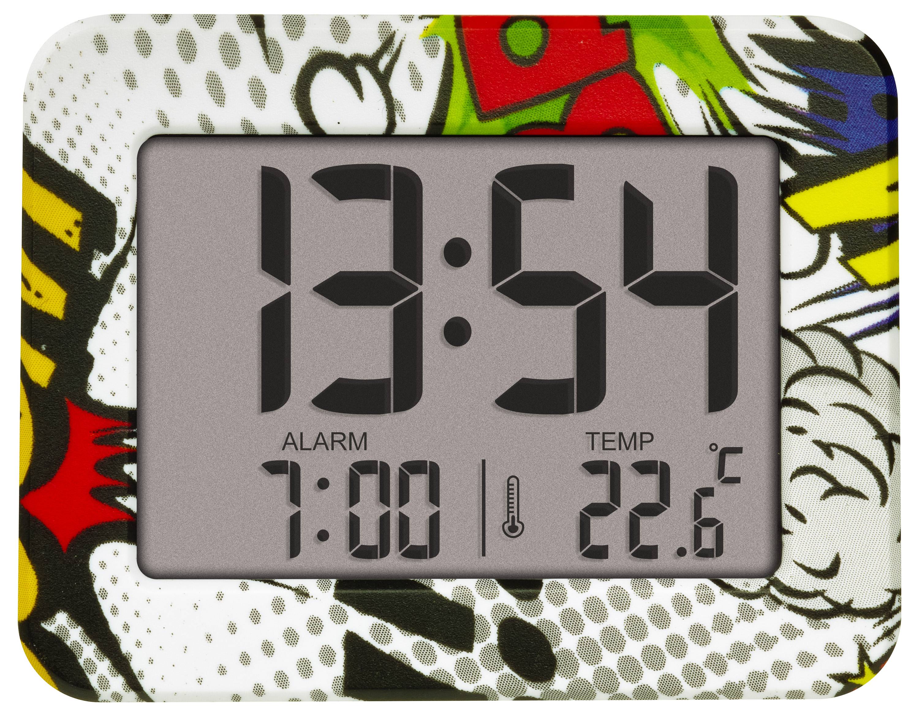 TFA Dostmann 60.2044.40 Quarz Wecker Bunt