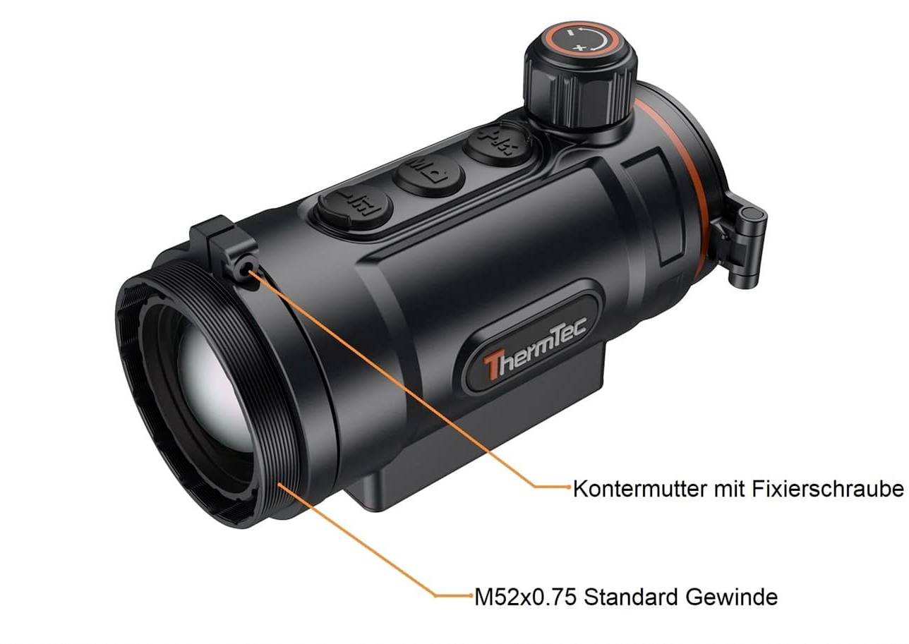 ThermTec Hunt 650 Clip on Vorsatz 13.091 Monokular 2.8 x