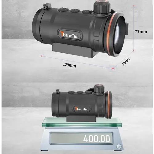 ThermTec Hunt 650 Clip on Vorsatz 13.091 Monokular 2.8 x ThermTec Hunt 650 Clip on Vorsatz 13.091 Monokular 2.8 x