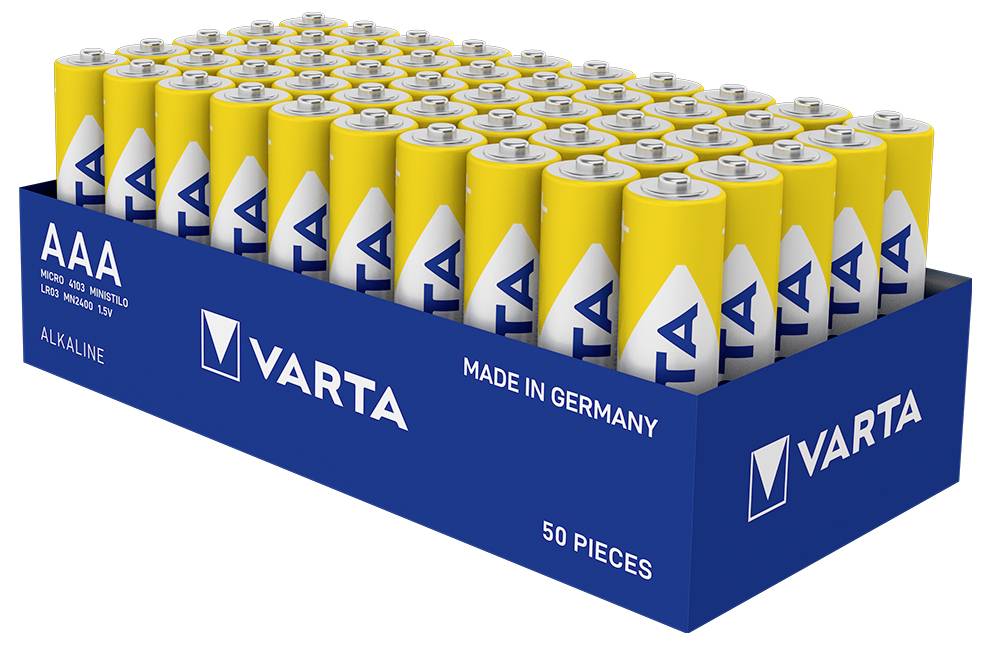 Varta ENERGY Micro (AAA)-Batterie Alkali-Mangan 1.5V 50St.