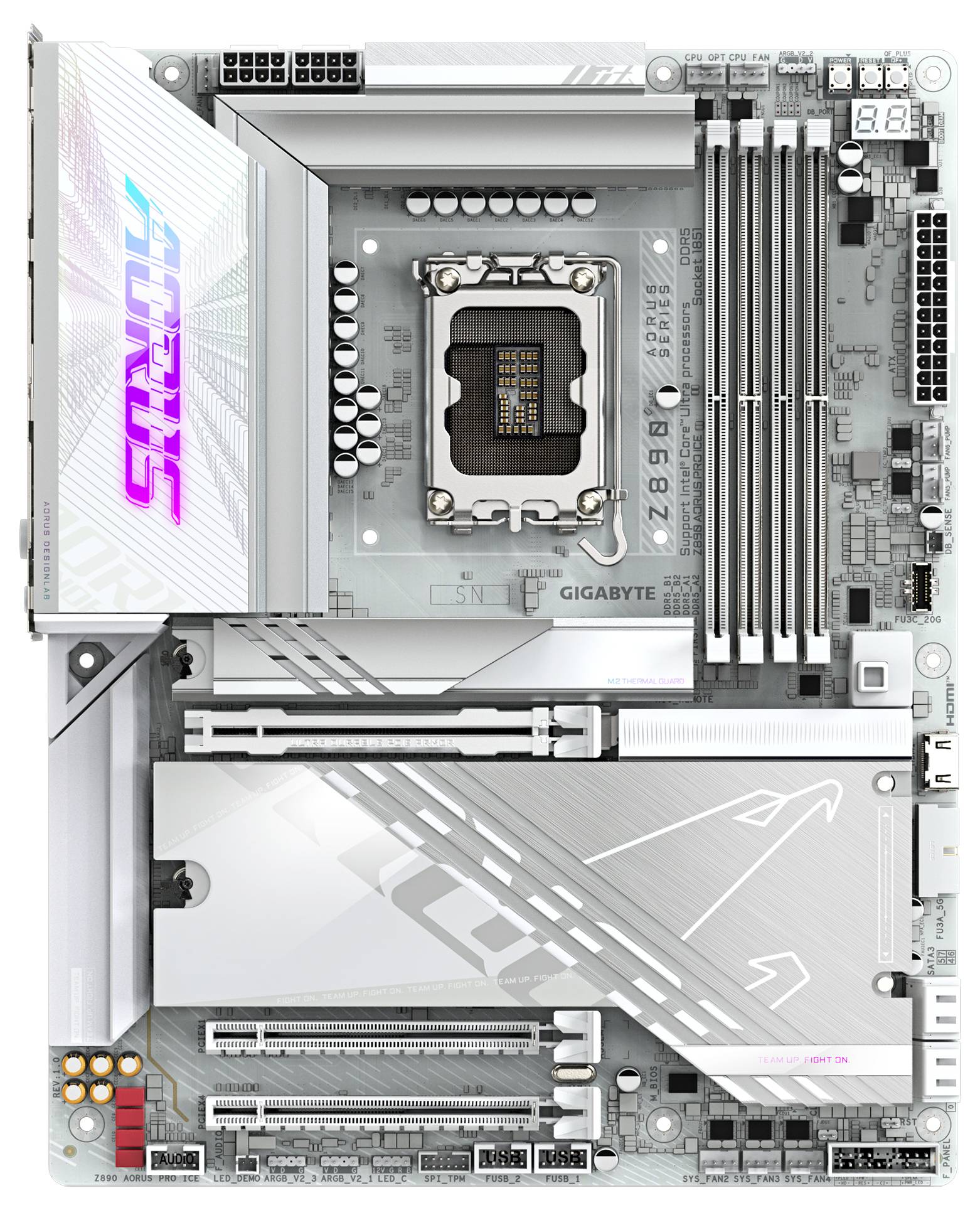 Gigabyte Z890 AORUS PRO ICE Mainboard Sockel (PC) Intel® LGA 1851 Formfaktor (Details) ATX Mainboard-Chipsatz Intel® Z890