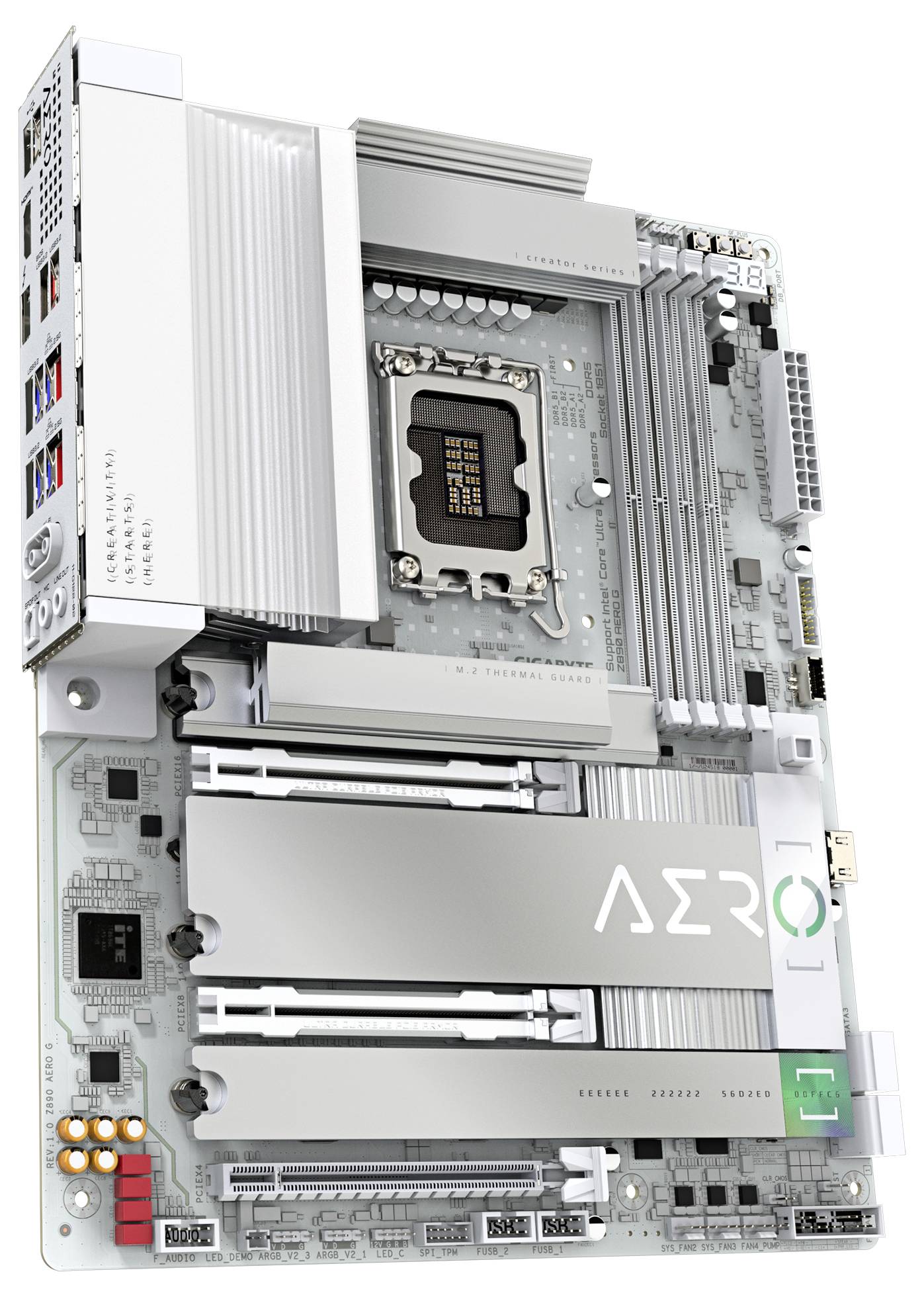 Gigabyte Z890 AERO G Mainboard Sockel (PC) Intel® LGA 1851 Formfaktor (Details) ATX Mainboard-Chipsatz Intel® Z890