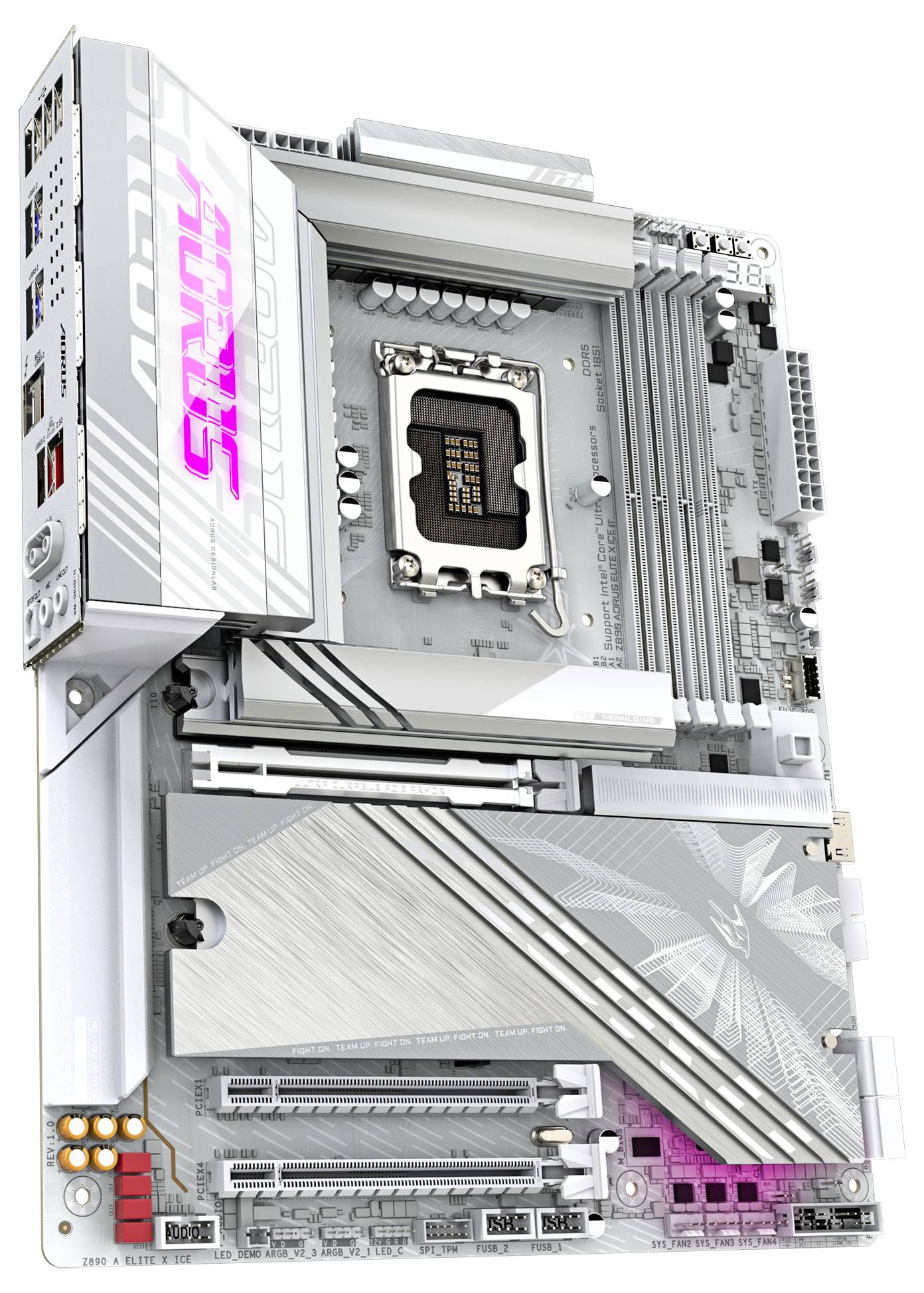 Gigabyte Z890A ELITE X ICE Mainboard Sockel (PC) Intel® LGA 1851 Formfaktor (Details) ATX Mainboard-Chipsatz Intel® Z890