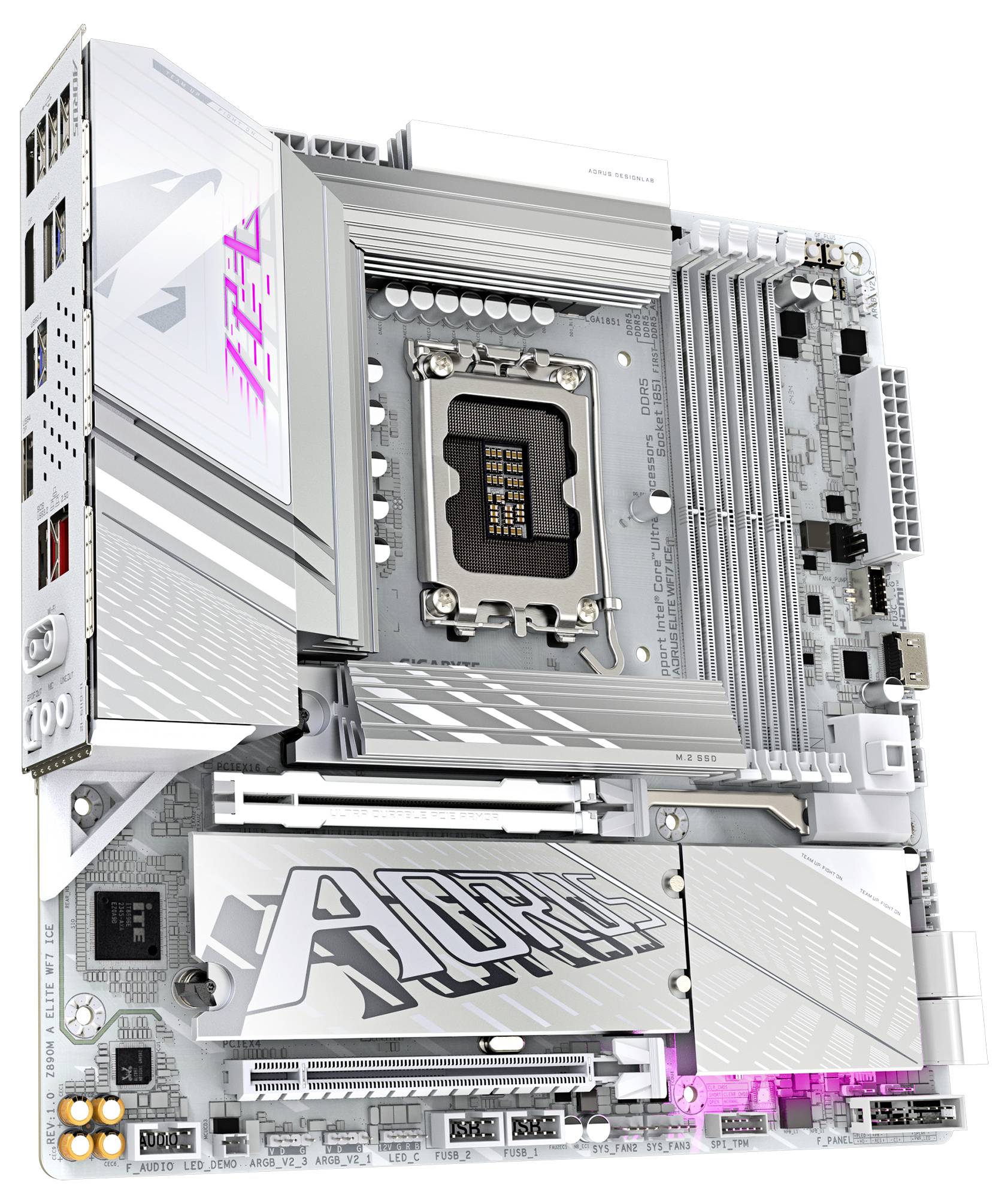 Gigabyte Z890A ELITE WF7 ICE Mainboard Sockel (PC) Intel® LGA 1851 Formfaktor (Details) ATX Mainboard-Chipsatz Intel® Z890