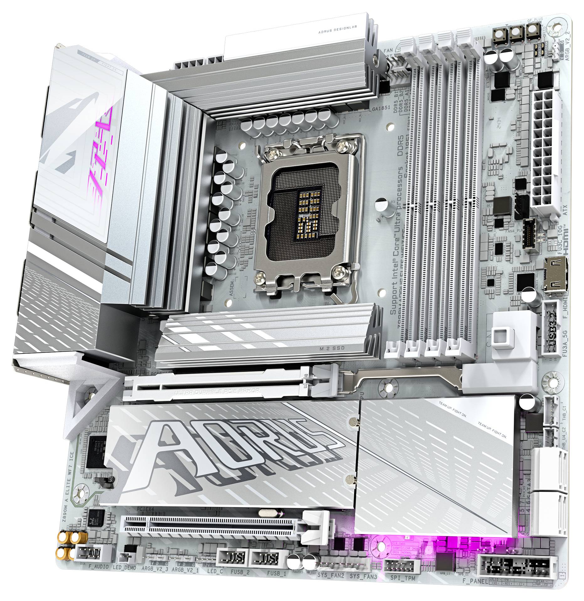 Gigabyte Z890A ELITE WF7 ICE Mainboard Sockel (PC) Intel® LGA 1851 Formfaktor (Details) ATX Mainboard-Chipsatz Intel® Z890