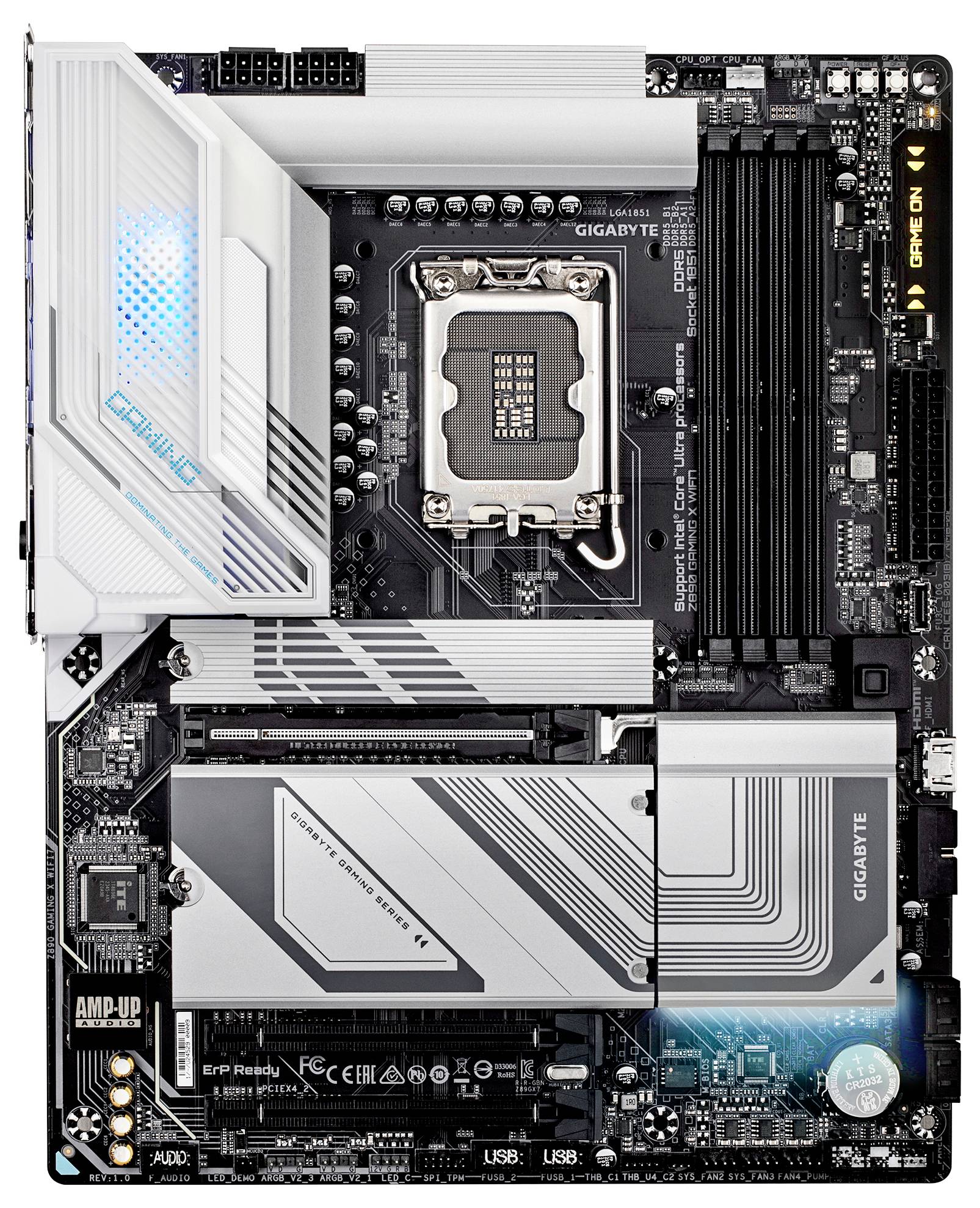 Gigabyte Z890 GAMING X WIFI7 Mainboard Sockel (PC) Intel® LGA 1851 Formfaktor (Details) ATX Mainboard-Chipsatz Intel® Z890