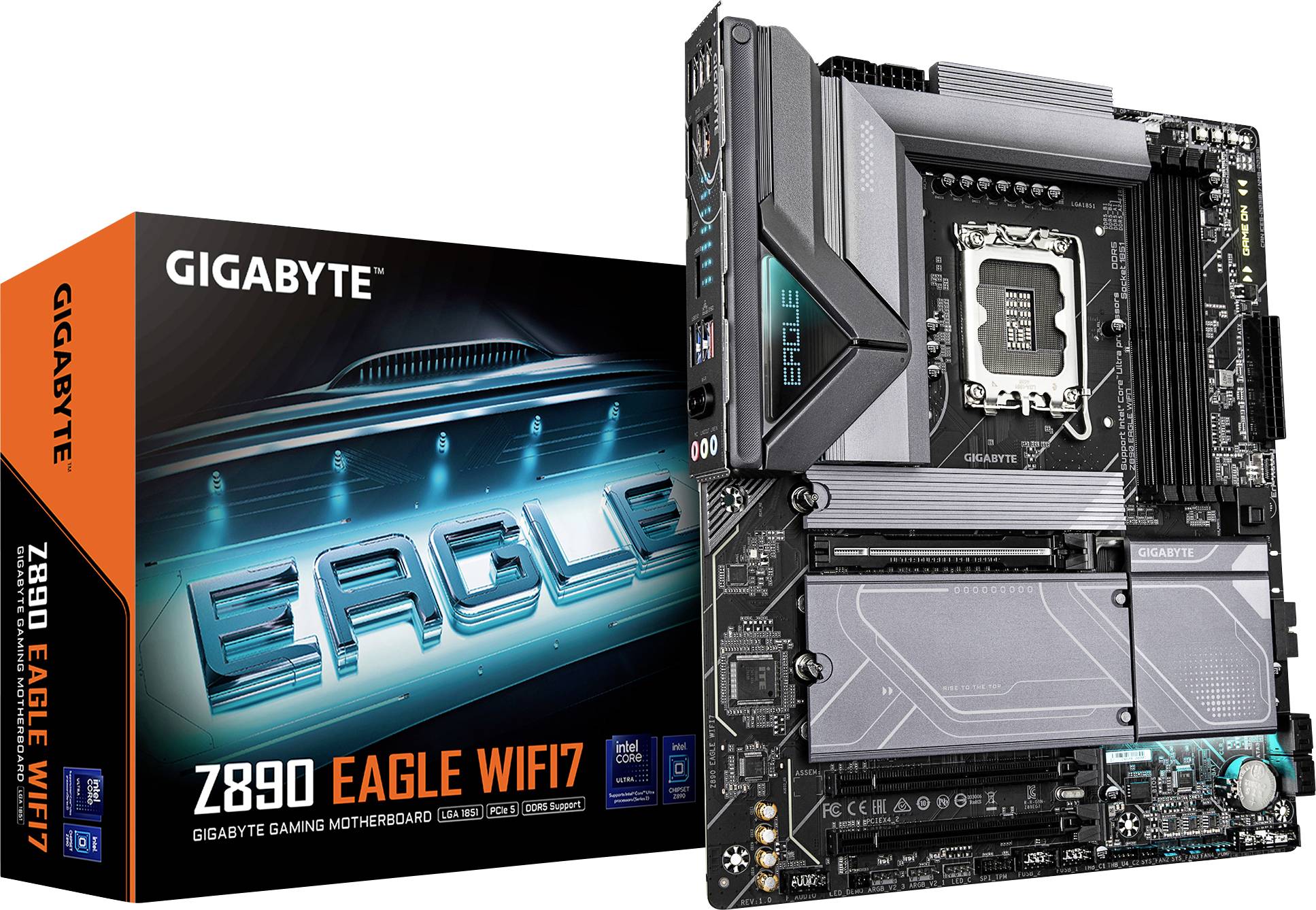 Gigabyte Z890 EAGLE WIFI7 Mainboard Sockel (PC) Intel® LGA 1851 Formfaktor (Details) ATX Mainboard-Chipsatz Intel® Z890