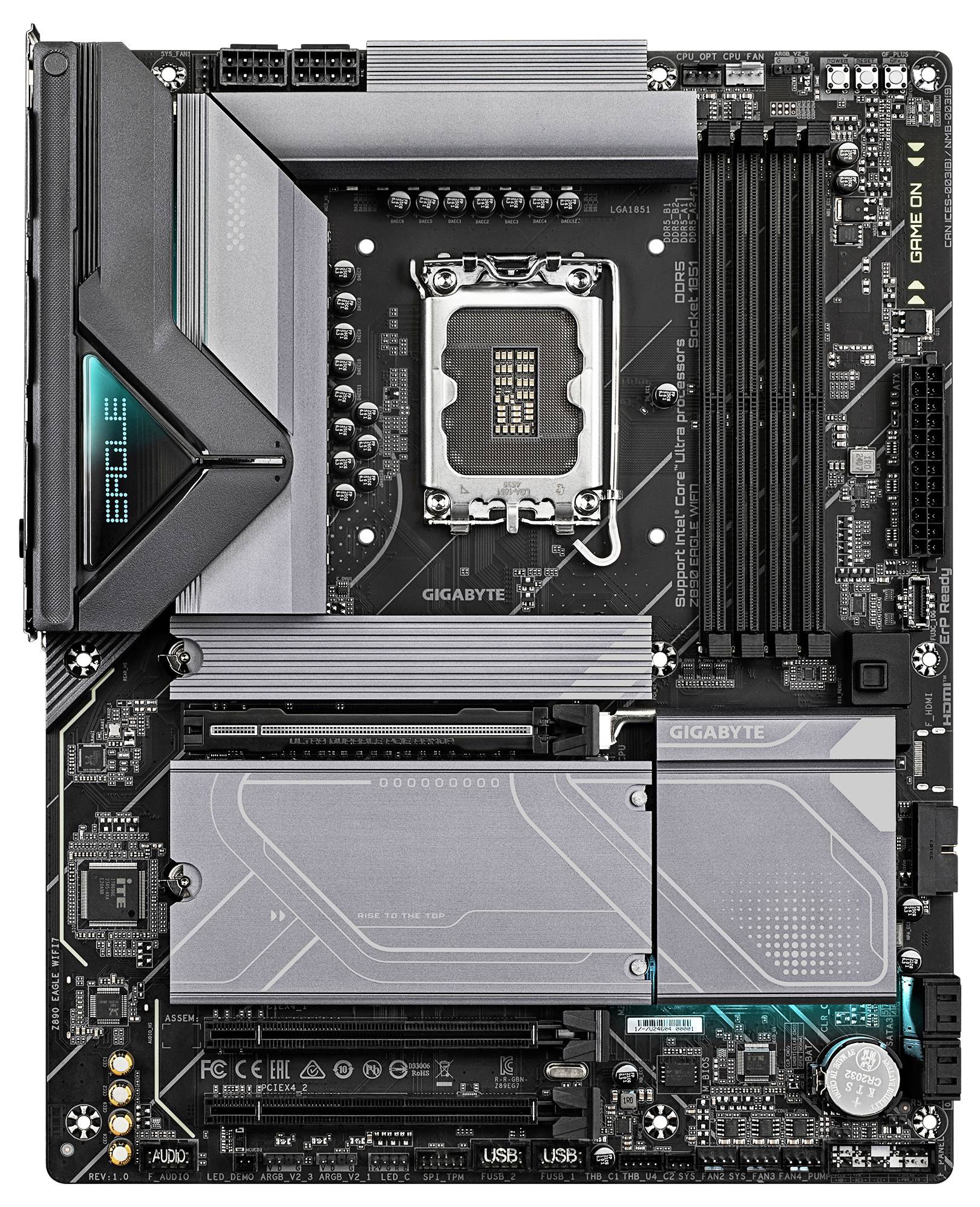 Gigabyte Z890 EAGLE WIFI7 Mainboard Sockel (PC) Intel® LGA 1851 Formfaktor (Details) ATX Mainboard-Chipsatz Intel® Z890