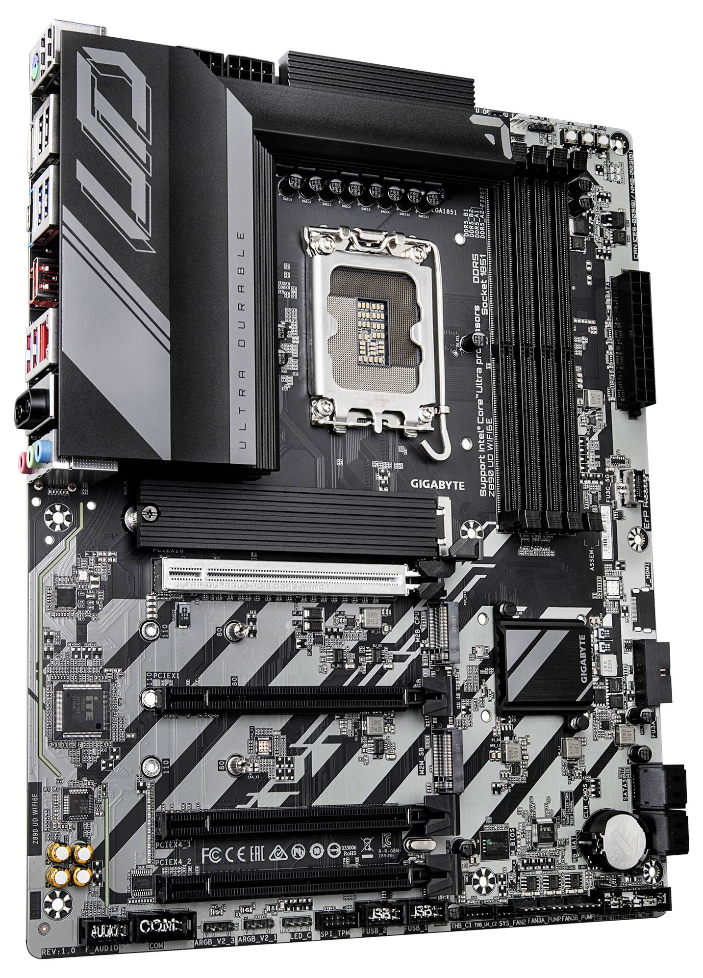 Gigabyte Z890 UD WIFI6E Mainboard Sockel (PC) Intel® LGA 1851 Formfaktor (Details) ATX Mainboard-Chipsatz Intel® Z890