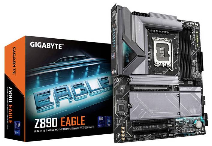 Gigabyte Z890 EAGLE Mainboard Sockel (PC) Intel® LGA 1851 Formfaktor (Details) ATX Mainboard-Chipsatz Intel® Z890