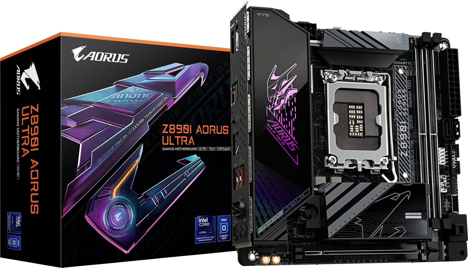 Gigabyte Z890I AORUS ULTRA Mainboard Sockel (PC) Intel® LGA 1851 Formfaktor (Details) Mini-ITX Mainboard-Chipsatz Intel® Z890