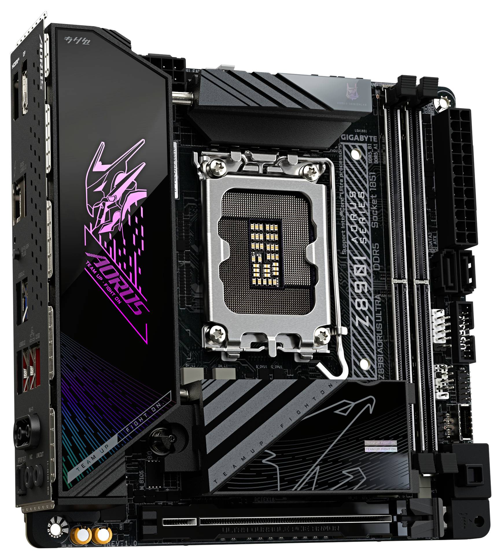 Gigabyte Z890I AORUS ULTRA Mainboard Sockel (PC) Intel® LGA 1851 Formfaktor (Details) Mini-ITX Mainboard-Chipsatz Intel® Z890
