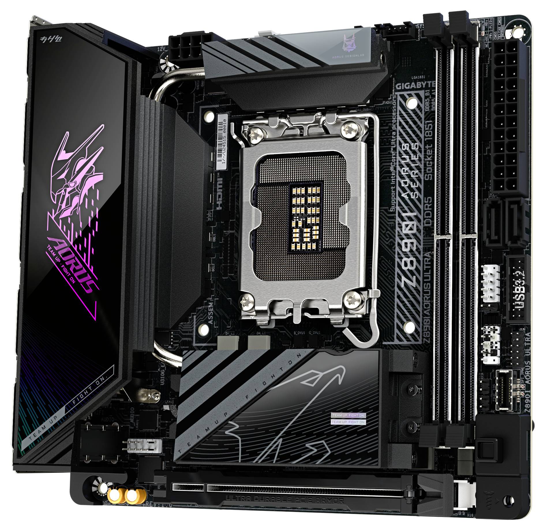 Gigabyte Z890I AORUS ULTRA Mainboard Sockel (PC) Intel® LGA 1851 Formfaktor (Details) Mini-ITX Mainboard-Chipsatz Intel® Z890