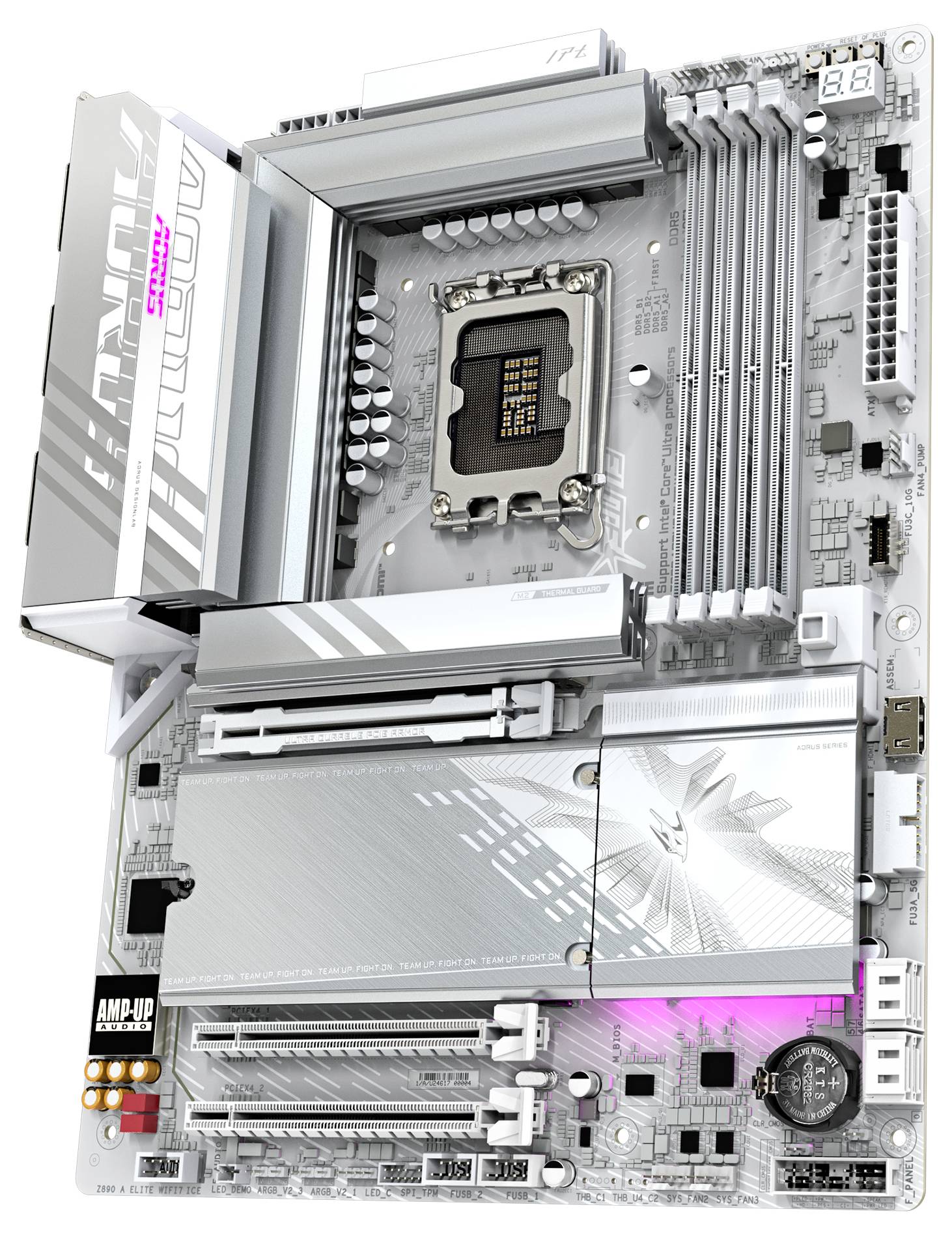 Gigabyte Z890M A ELITE WF7 ICE Mainboard Sockel (PC) Intel® LGA 1851 Formfaktor (Details) ATX Mainboard-Chipsatz Intel® Z890