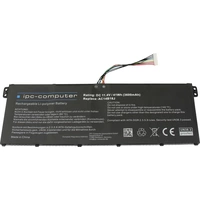 Ipc-computer Notebook-Akku AC14B18J REPLACE 11.4V 3600 mAh Acer Ipc-computer Notebook-Akku AC14B18J REPLACE 11.4V 3600 mAh Acer