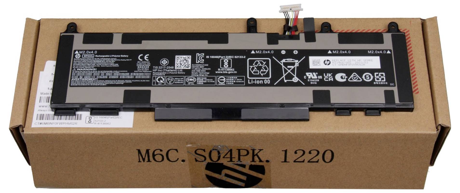 HP Notebook-Akku M73466-005 11.58V 4250 mAh