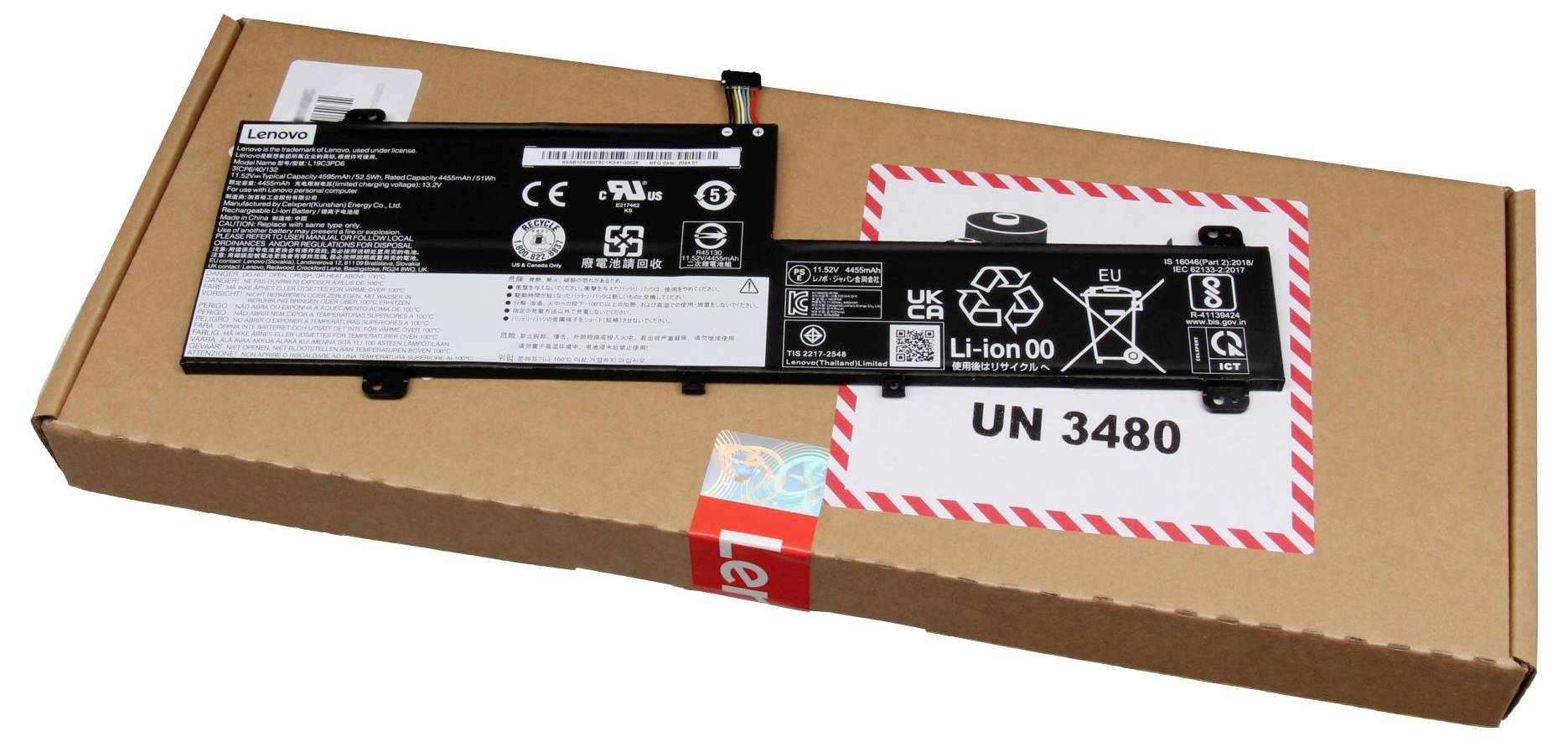 Lenovo Notebook-Akku 5B10X49078 11.52V 4590 mAh