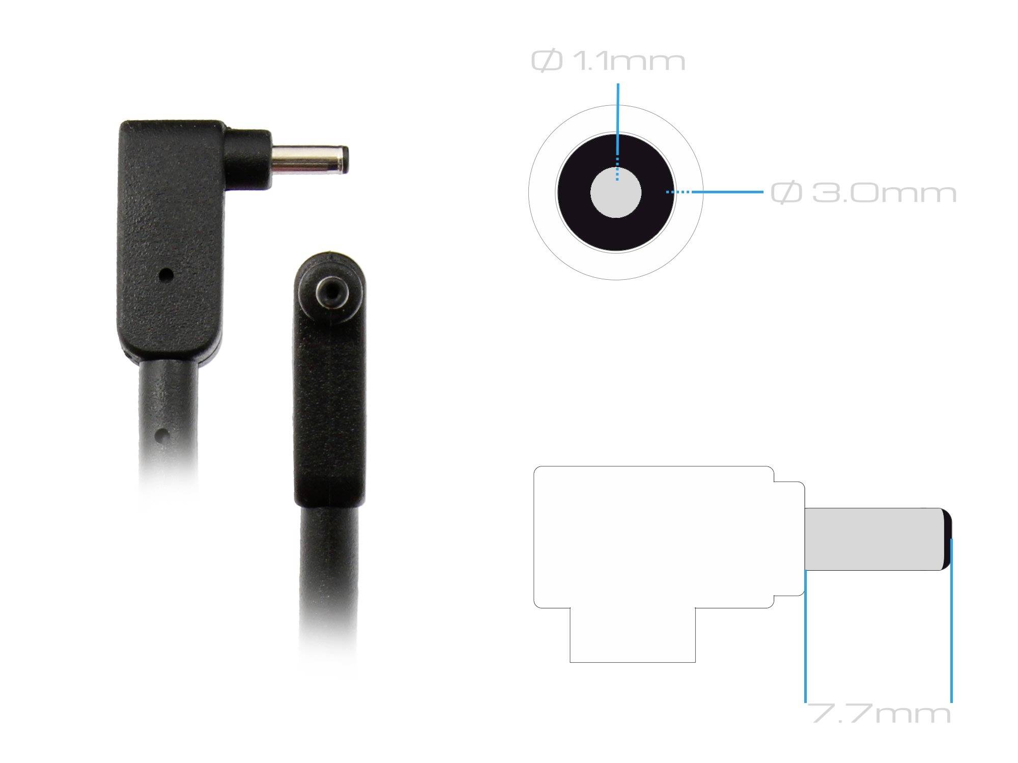 Delta Regeltechnik ADP-45FE FBS, A18-045N2A, ADP-45ZD BA, ADP-45FE F, ADP-45HE B Notebook-Netzteil 45W 19V 2.37A