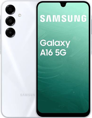 Samsung Galaxy A16 5G Smartphone 128GB 17cm (6.7 Zoll) Hellgrau Android™ 14 Hybrid-Slot