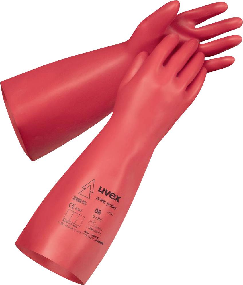 Uvex power protect V1000 6084010 Naturlatex Elektrikerhandschuh Größe (Handschuhe): 10 1 Paar