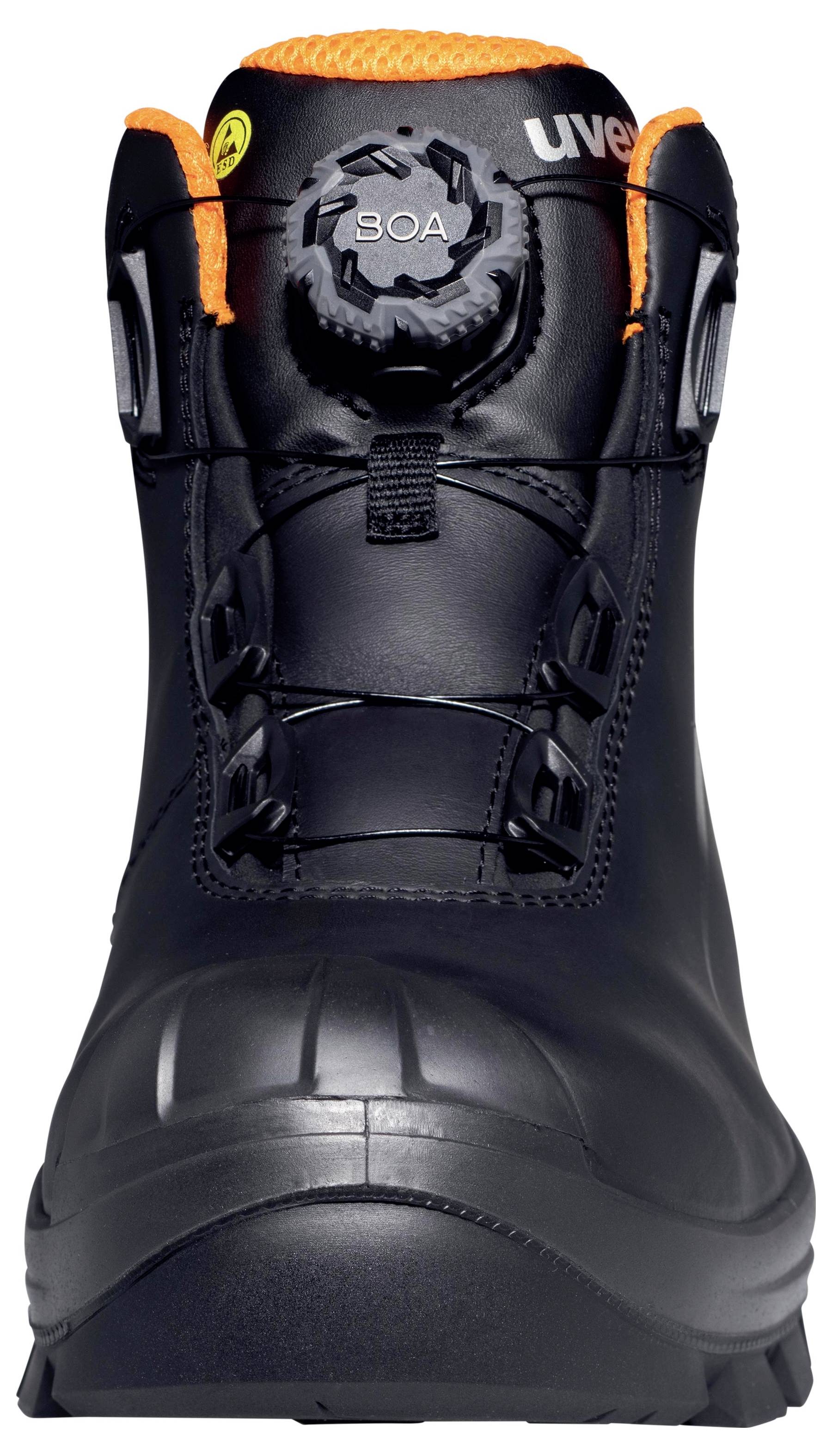 Uvex 2 MACSOLE BOA 6532239 Sicherheitsstiefel S3 Schuhgröße (EU): 39 Schwarz, Orange 1 Paar