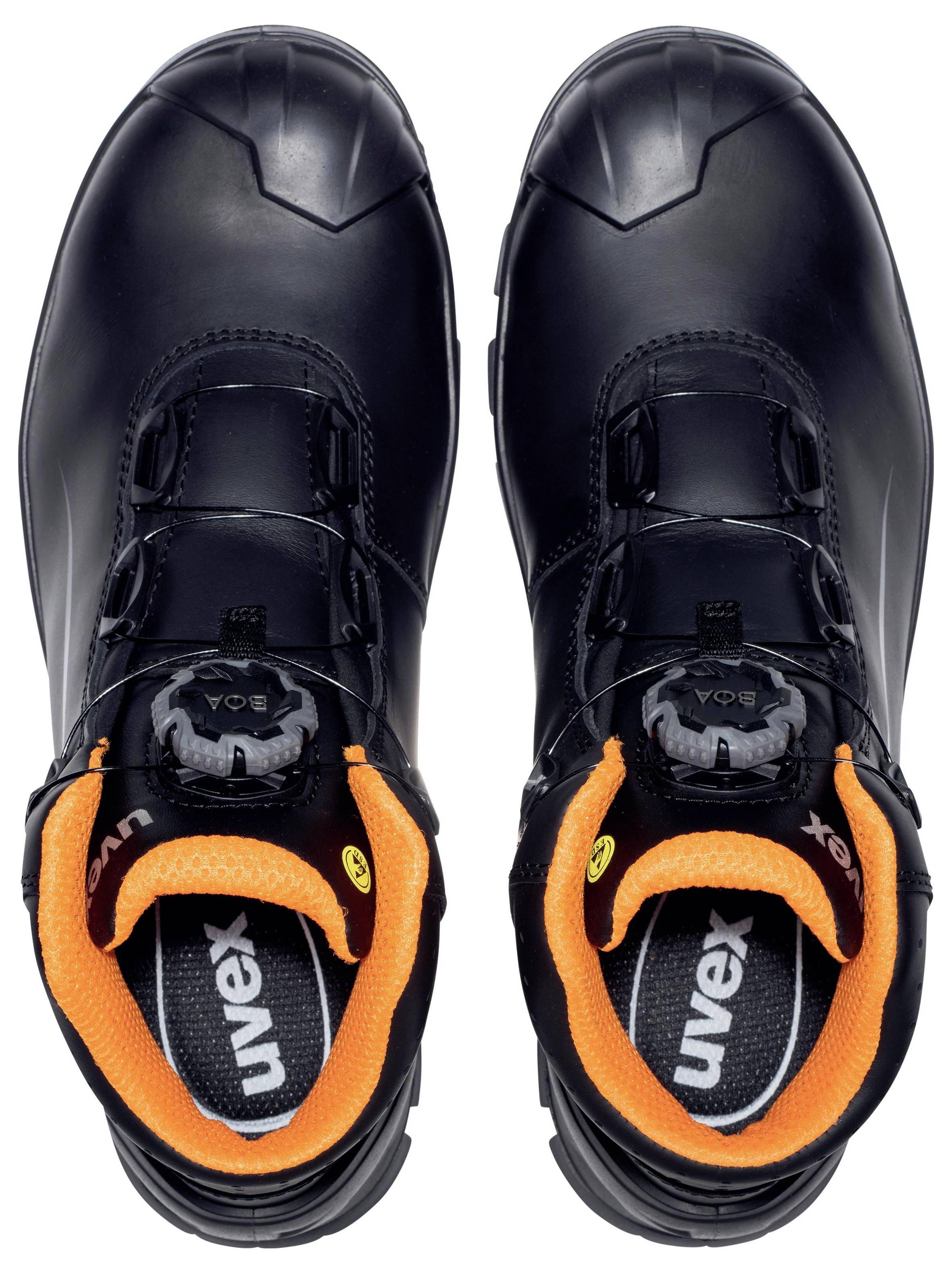 Uvex 2 MACSOLE BOA 6532248 Sicherheitsstiefel S3 Schuhgröße (EU): 48 Schwarz, Orange 1 Paar