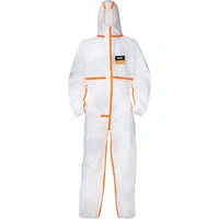 Uvex 4B 9837509 Einweg-Schutzanzug Kleider-Größe: S Weiß, Orange Uvex 4B 9837509 Einweg-Schutzanzug Kleider-Größe: S Weiß, Orange