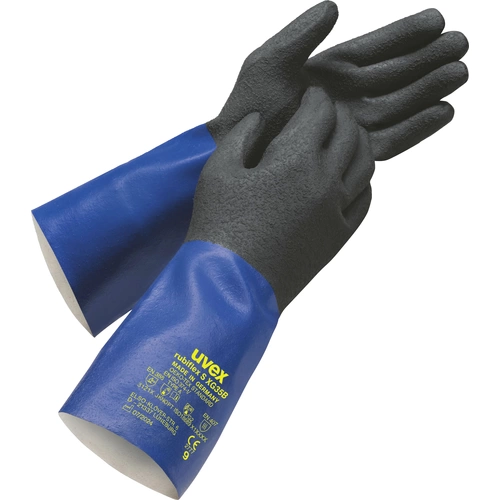 Uvex 6055710 rubiflex S XG35B Chemiekalienhandschuh Größe (Handschuhe): 10 1 Paar Uvex 6055710 rubiflex S XG35B Chemiekalienhandschuh Größe (Handschuhe): 10 1 Paar