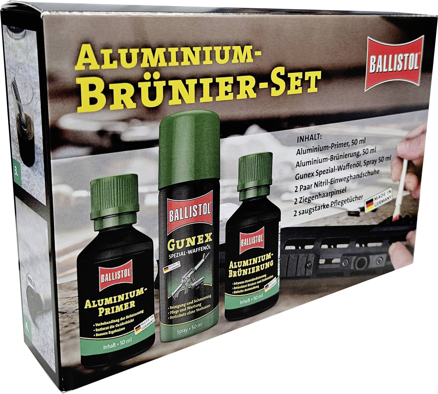 Ballistol 23936 Aluminium-Brünier 1 Set