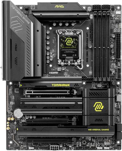 MSI MAG Z890 TOMAHAWK Wifi Mainboard Sockel (PC) Intel® LGA 1851 Formfaktor (Details) ATX Mainboard