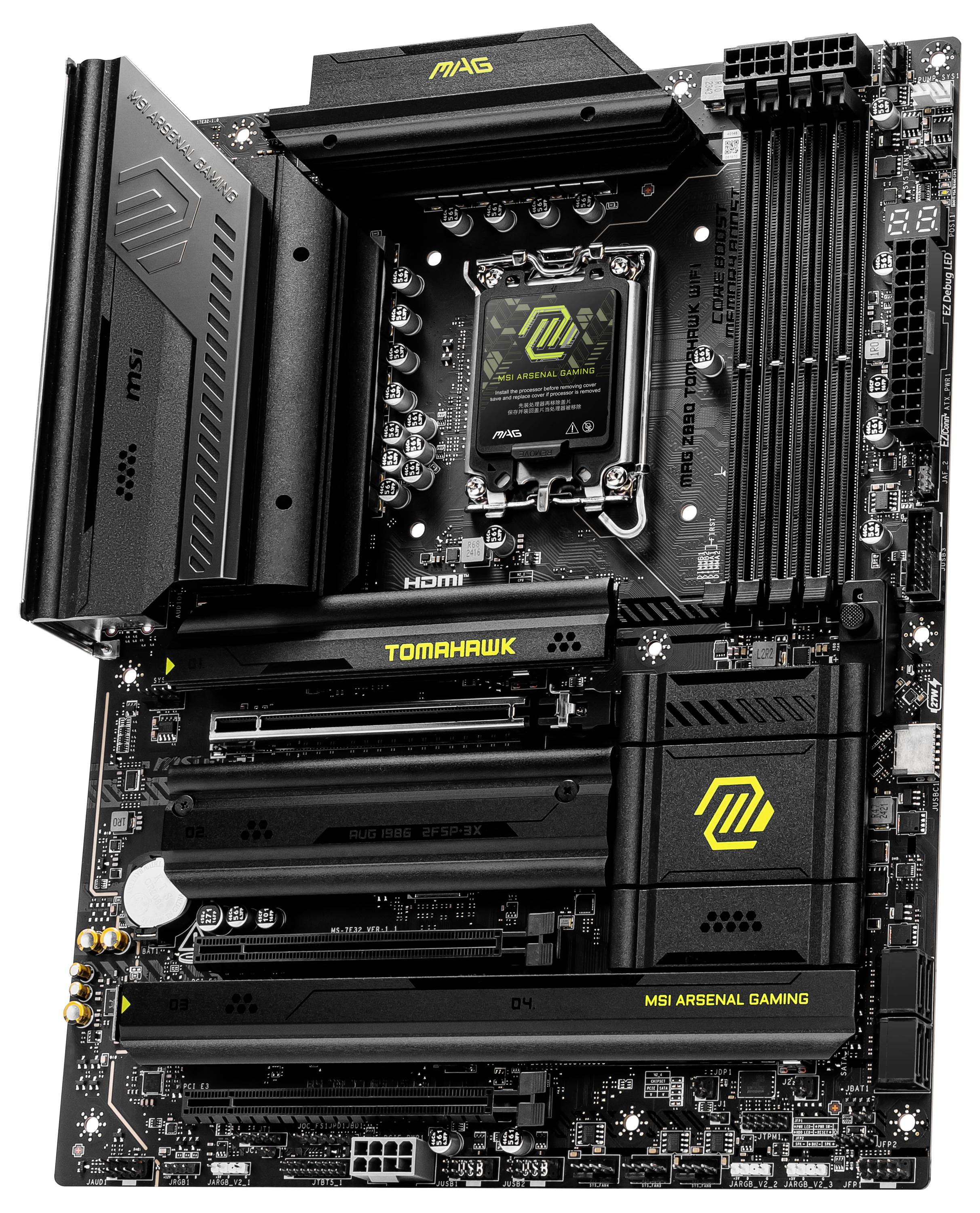 MSI MAG Z890 TOMAHAWK Wifi Mainboard Sockel (PC) Intel® LGA 1851 Formfaktor (Details) ATX Mainboard-Chipsatz Intel® Z890