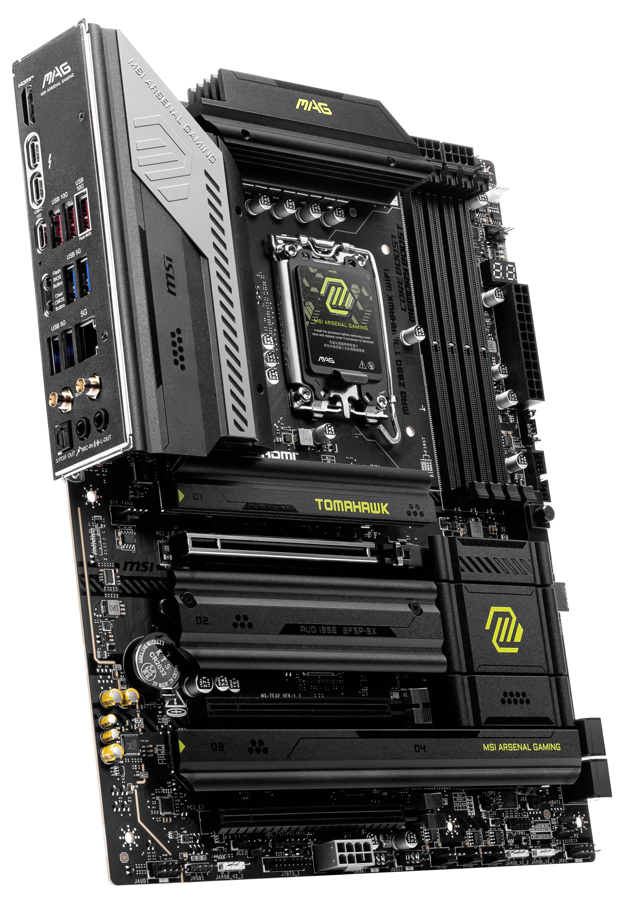 MSI MAG Z890 TOMAHAWK Wifi Mainboard Sockel (PC) Intel® LGA 1851 Formfaktor (Details) ATX Mainboard-Chipsatz Intel® Z890